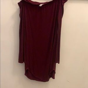 Off the shoulder dress